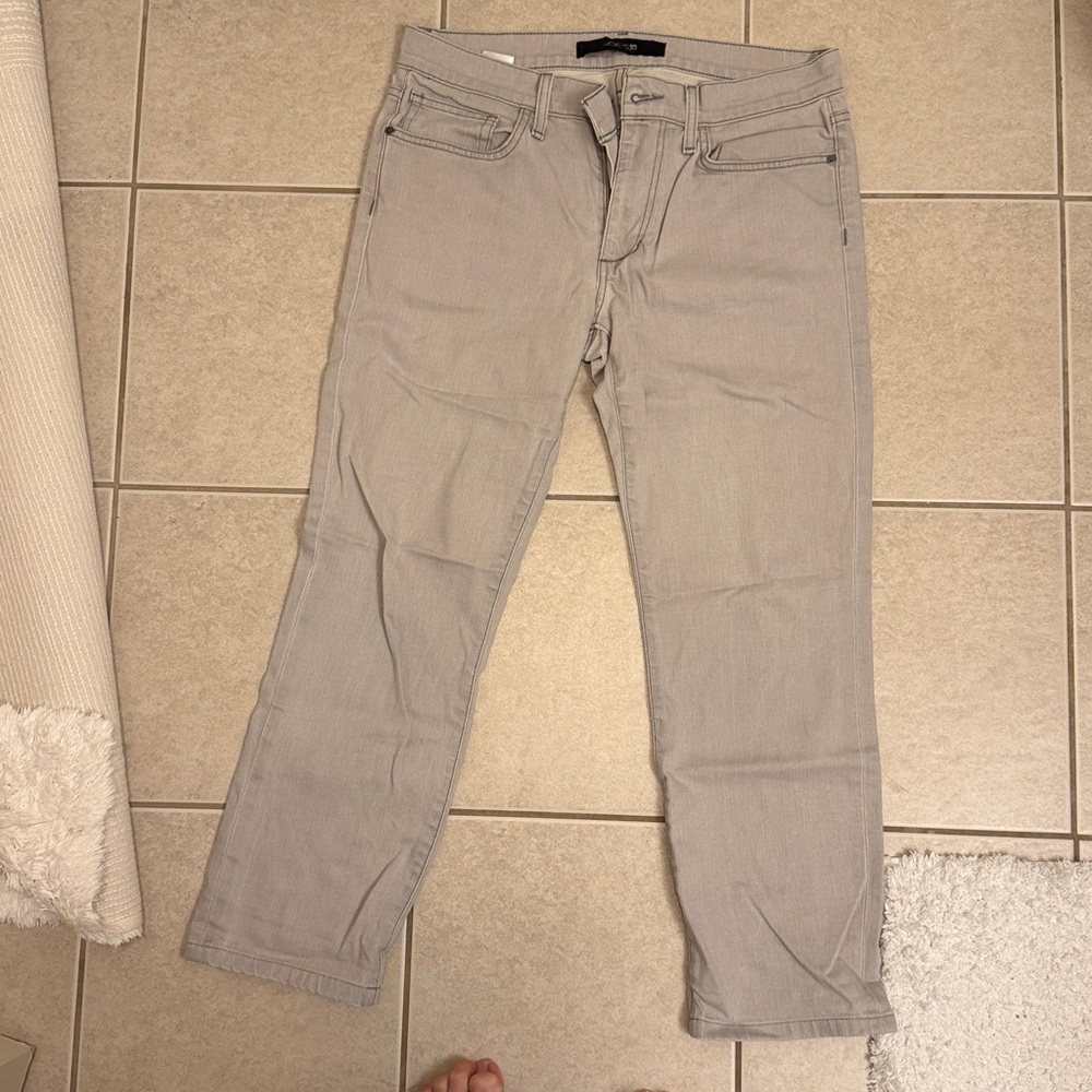 Joe's Jeans Light Gray Straight Men's Jeans
